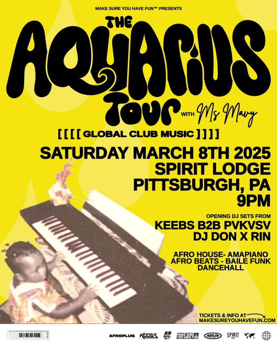 Aquarius Tour w/ Ms Mavy @ Spirit