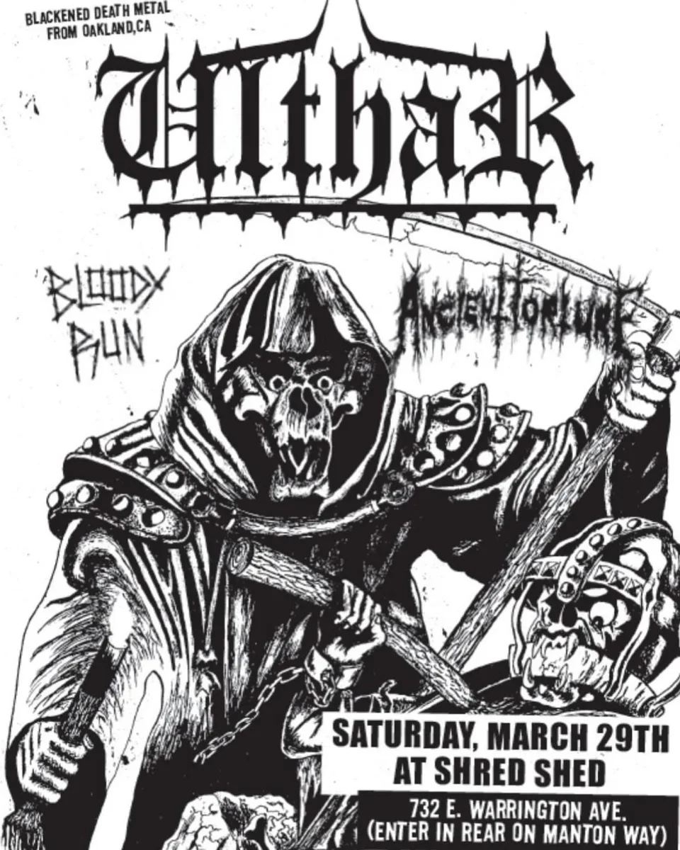 Ulthar (Oakland, CA), Bloody Run, Ancient Torture @ Shred Shed