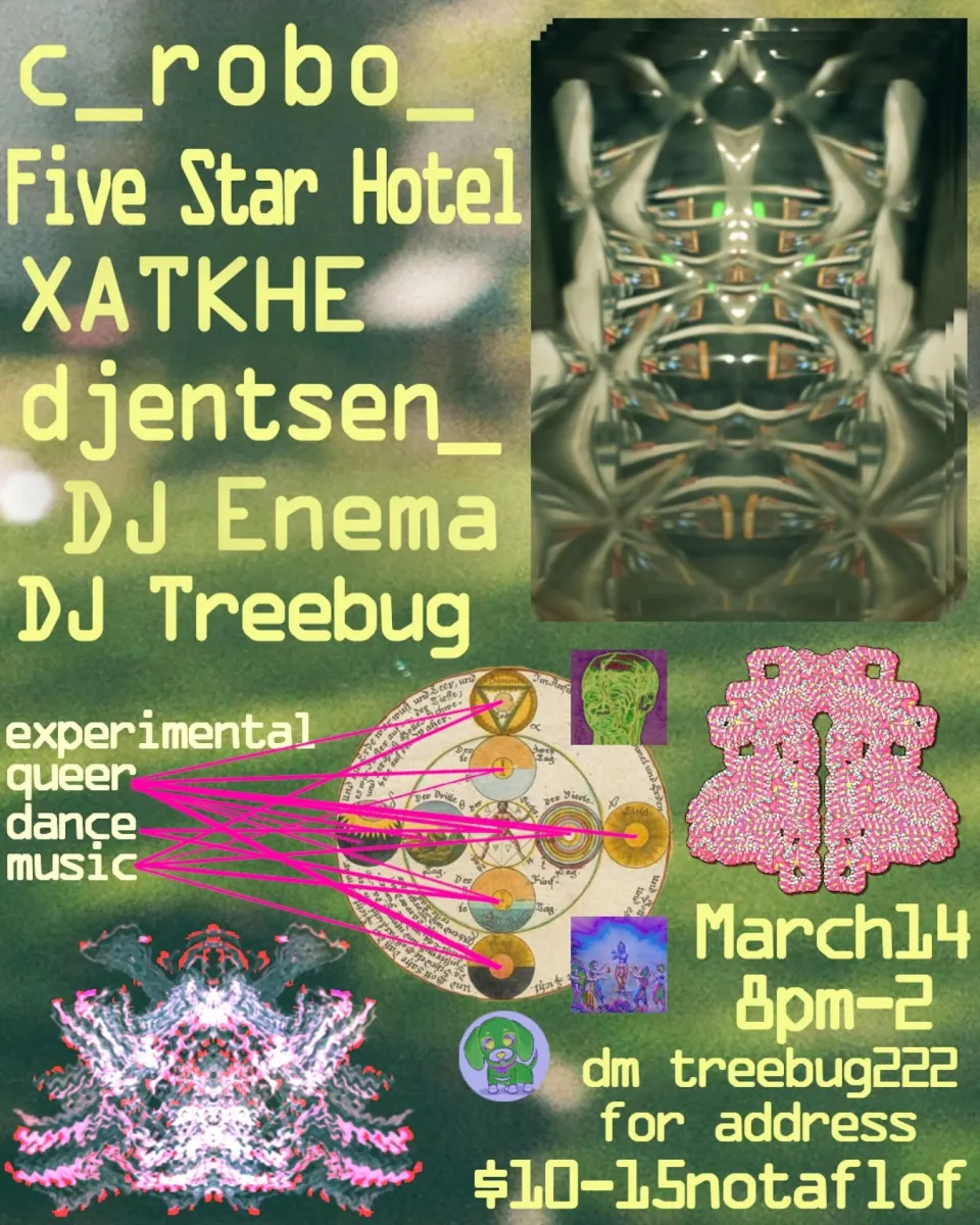 c_robo, five star hotel, xatkhe, djentsen, dj enema, dj treebug @ 