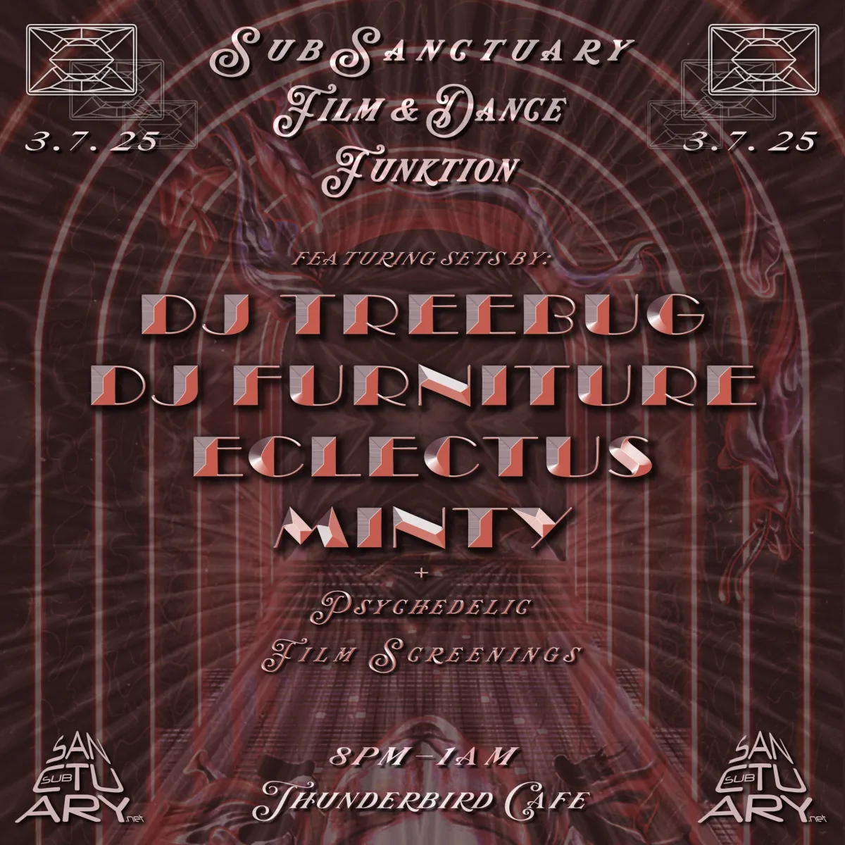 Subsanctuary Film & Dance Funktion @ Thunderbird