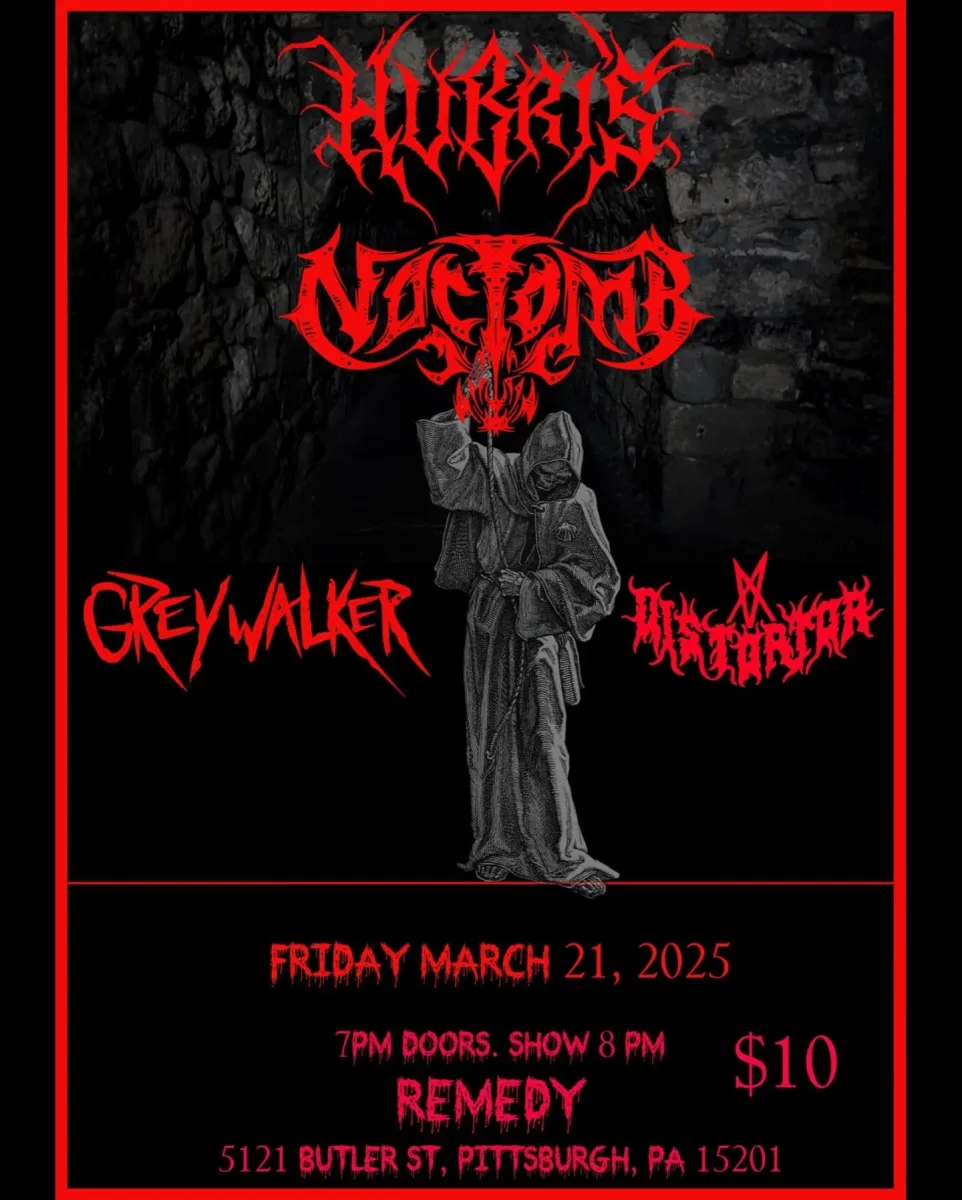 Hubris, Noctomb, Distortion, Greywalker @ Remedy