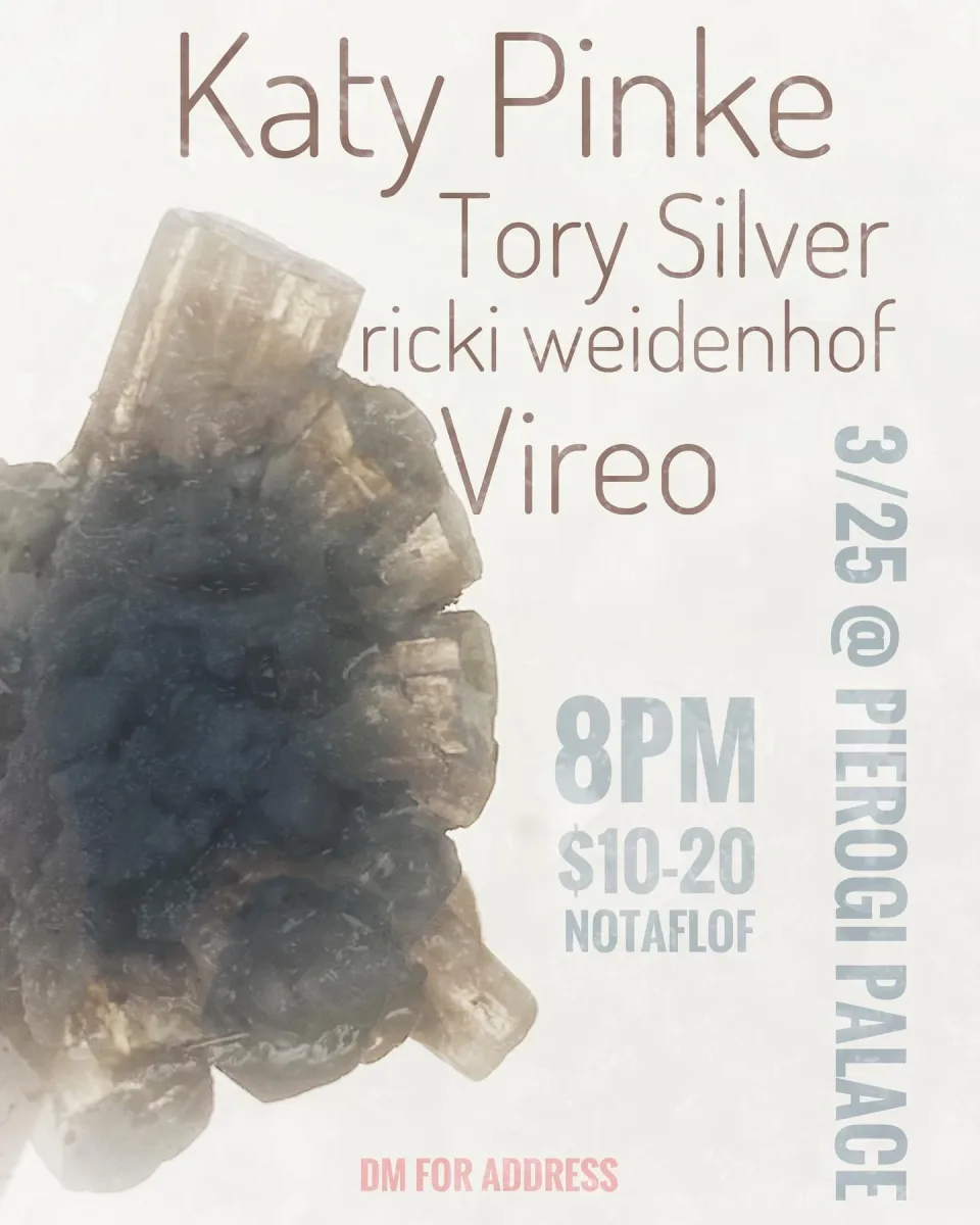 Katy Pinke, Tory Silver, Ricki Weidenhof, Vireo @ Pierogi Palace