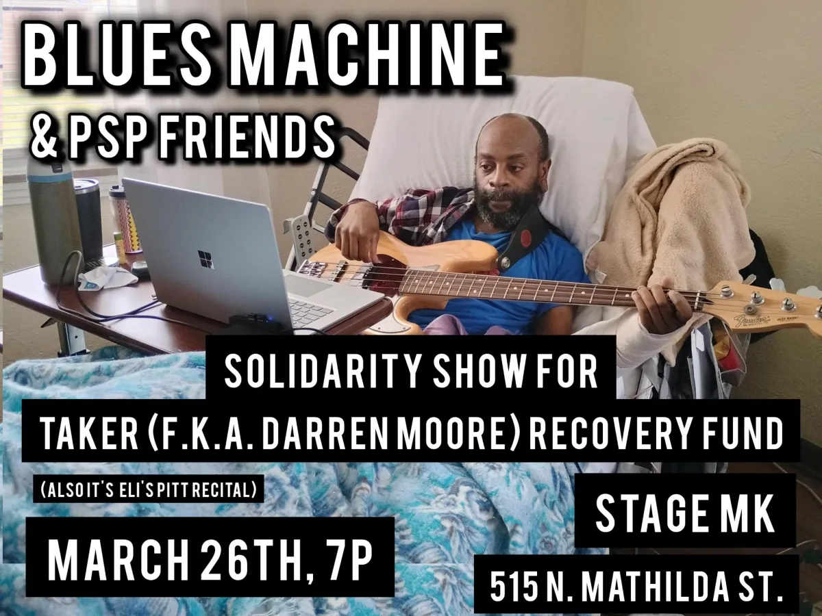 Blues Machine & PSP Friends Solidarity Show for Darren Moore Recovery Fund @ Stage MK