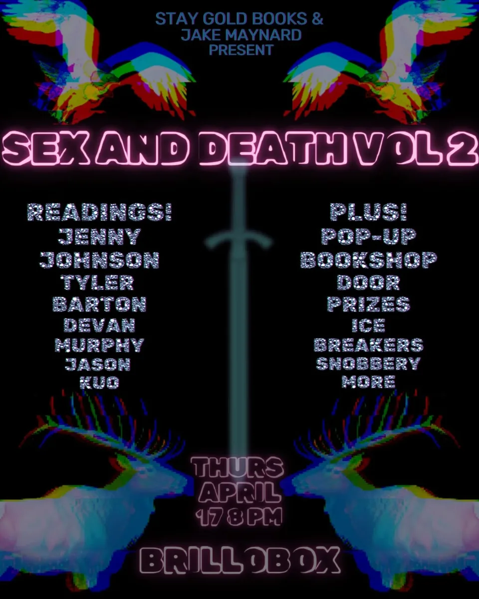 Sex and Death Vol. 2 @ Brillobox