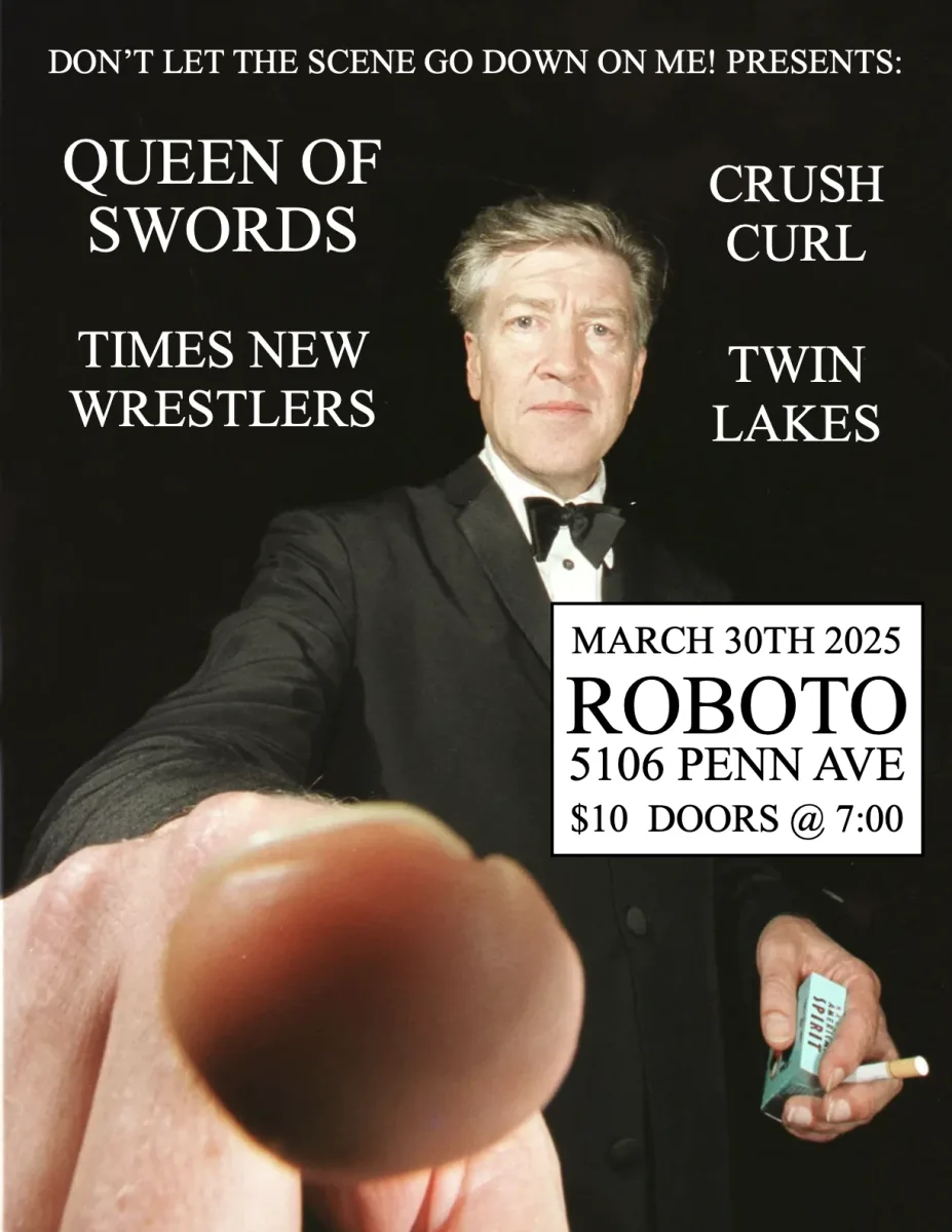 Queen of Swords w/ Times New Wrestlers + Crush Curl + Twin Lakes @ Roboto Project
