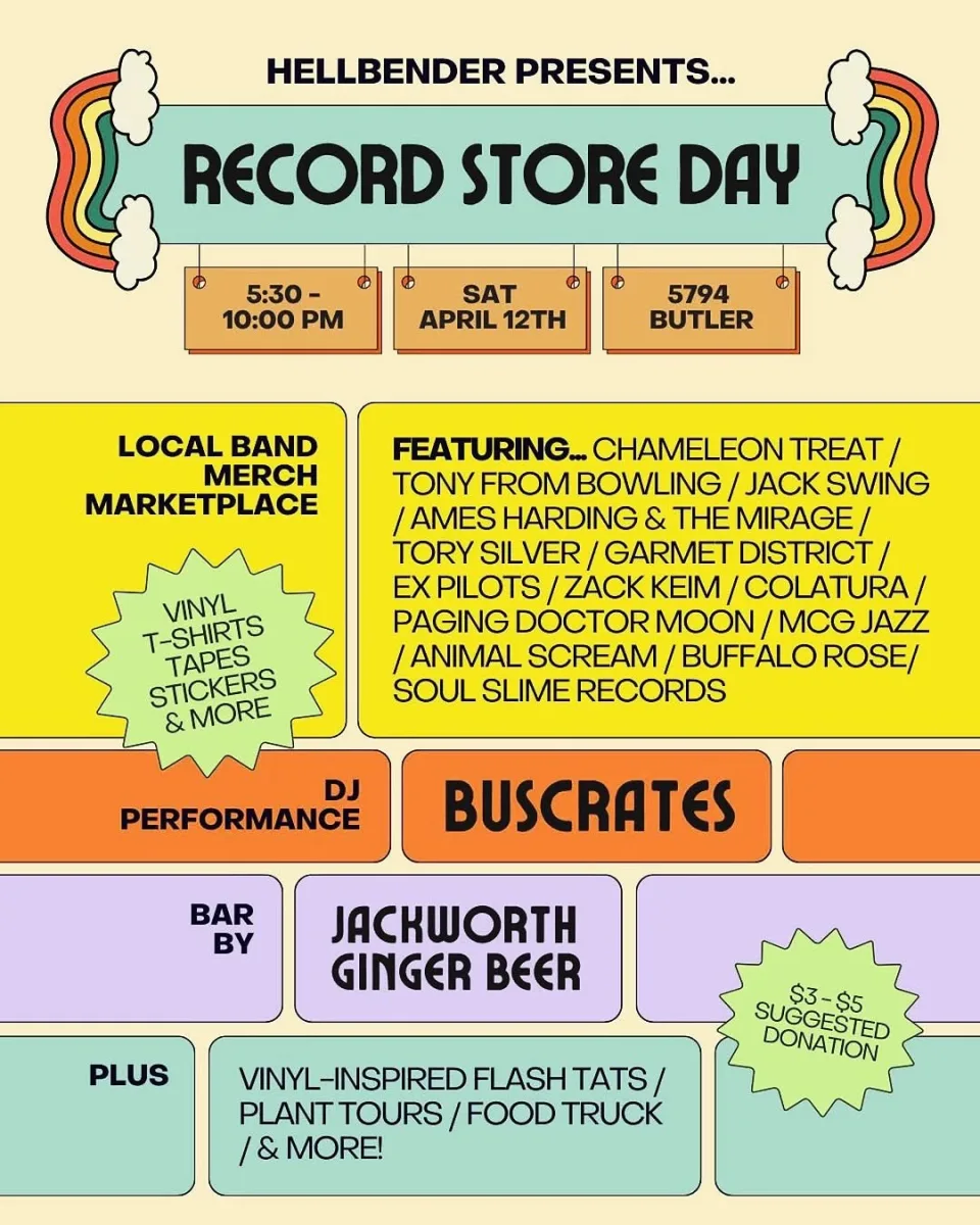 Hellbender presents RECORD STORE DAY @ Hellbender Vinyl