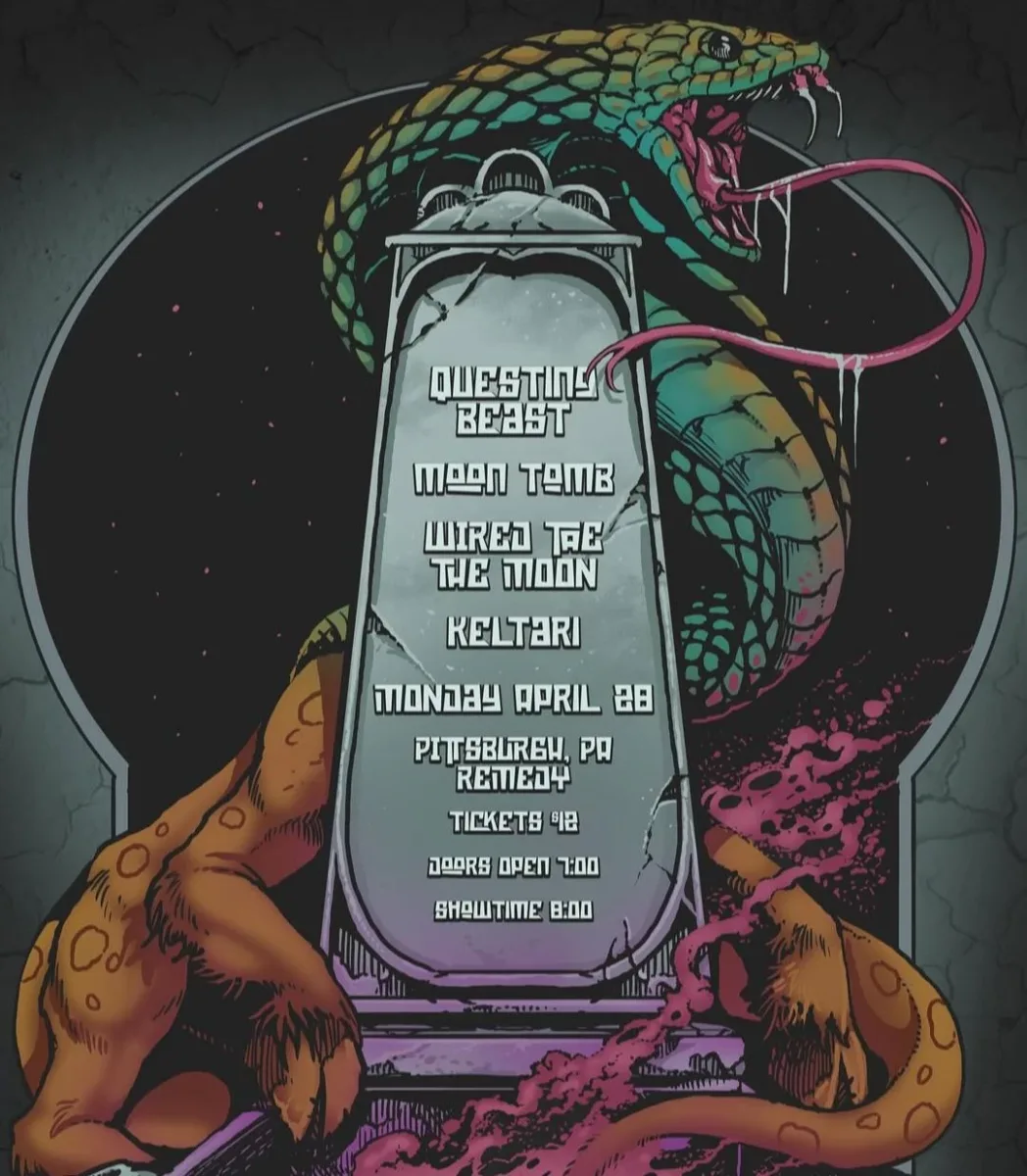 Questing Beast, MoonTomb, Keltari, Wire Tae the Moon @ Remedy