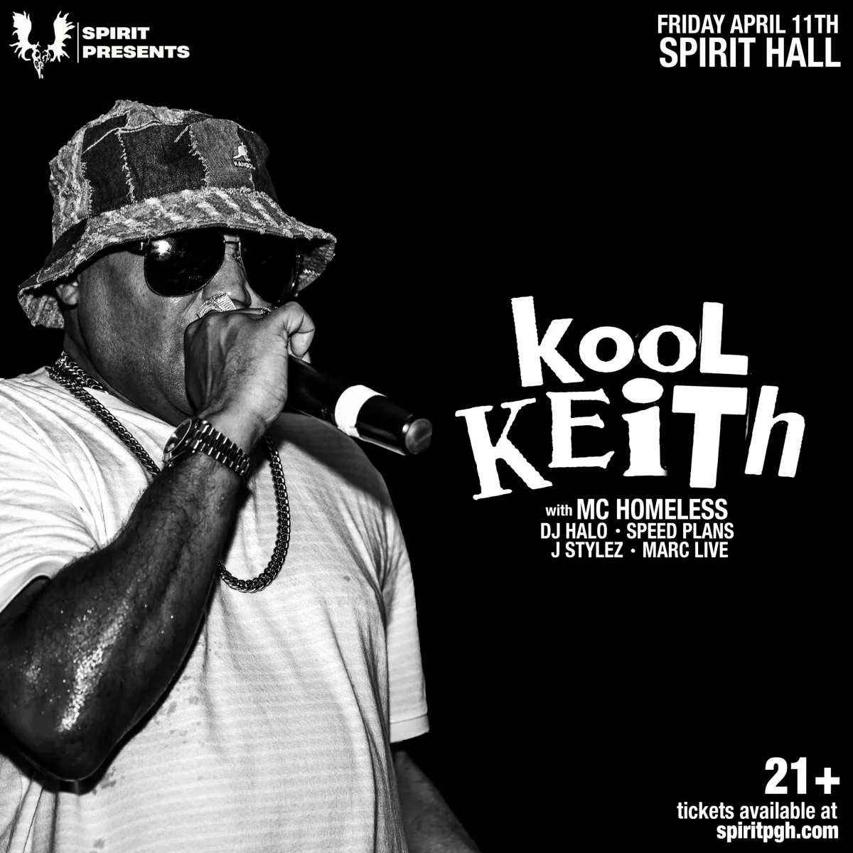 Kool Keith & MC Homeless @ Spirit