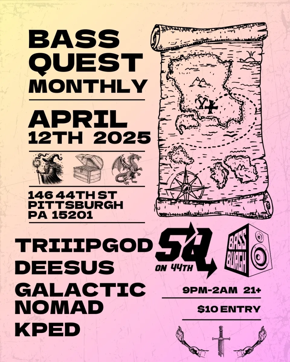 BASSQUEST w/ Triipgod, Galactic Nomad, Deesus, Kped @ Side Quest