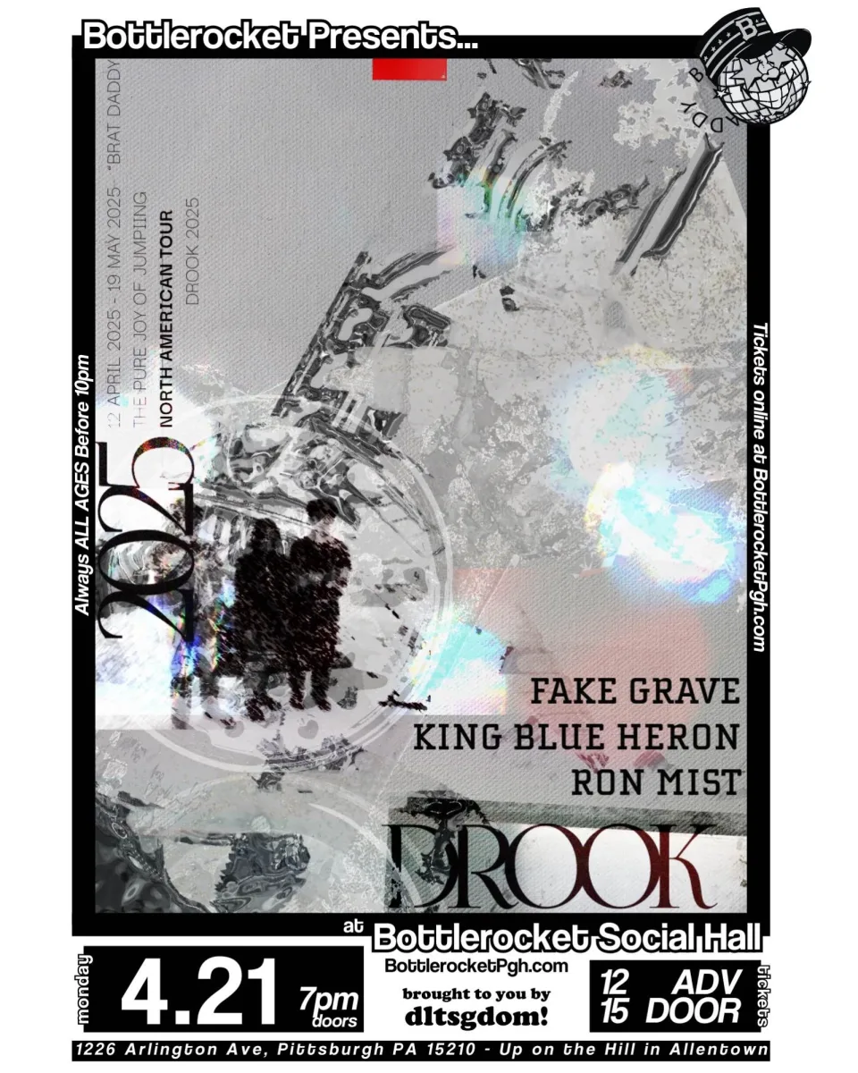 Drook w/ Fake Grave + King Blue Heron + Ron Mist @ Bottlerocket Social Hall