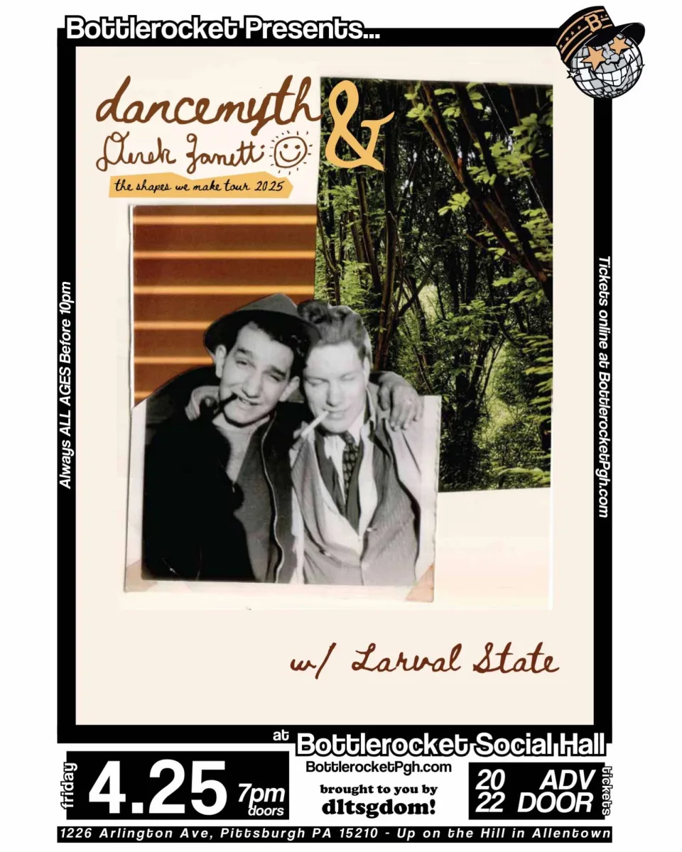 Derek Zanetti + Dance Myth w/ Larval State @ Bottlerocket Social Hall