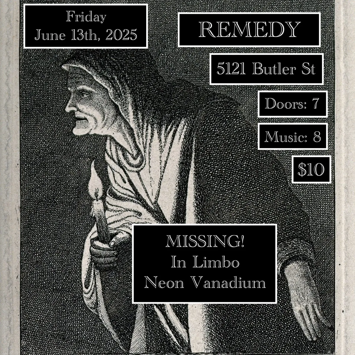 Missing! / In Limbo / Neon Vanadium @ Remedy
