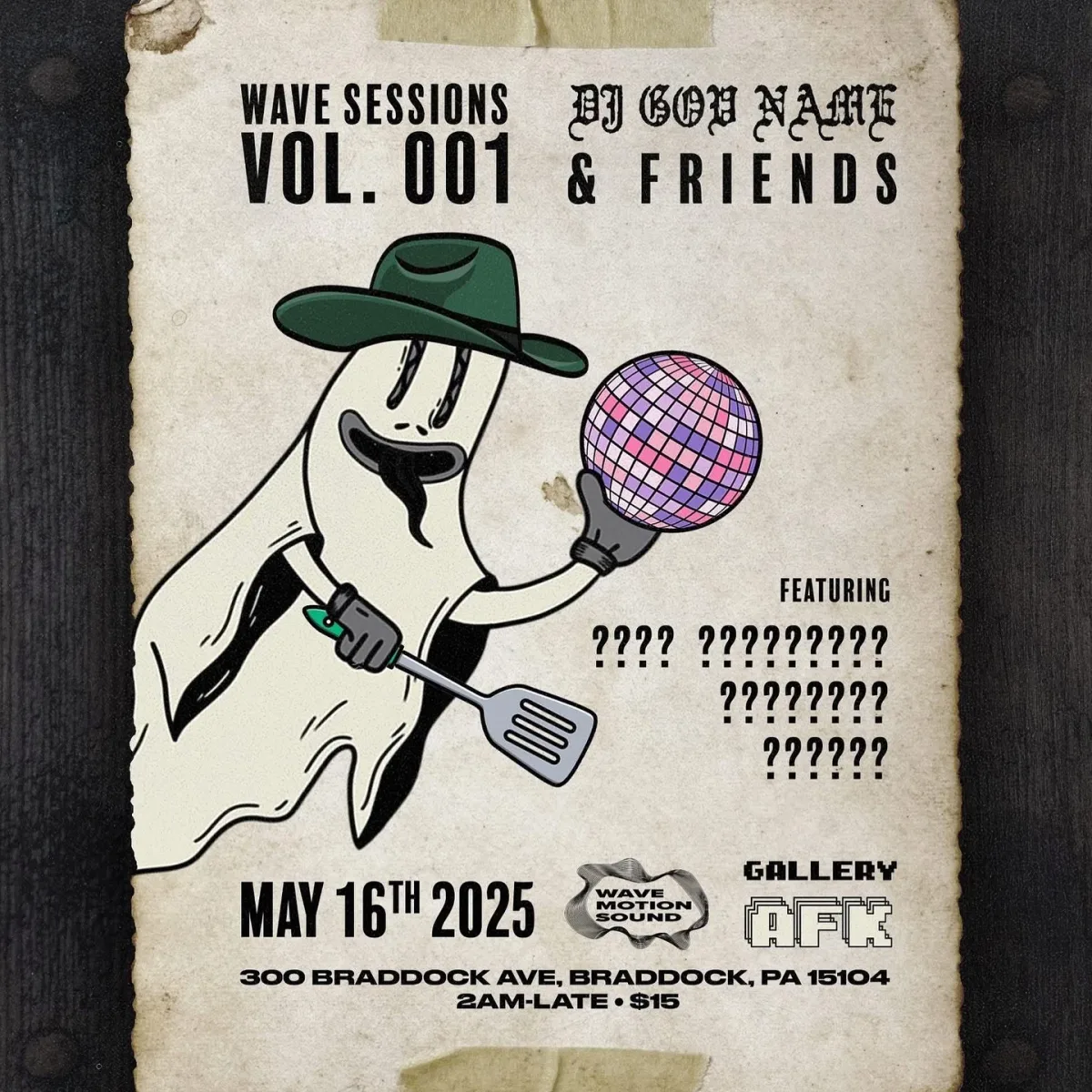Wave Sessions 001:  Govname and friends @ Gallery AFK