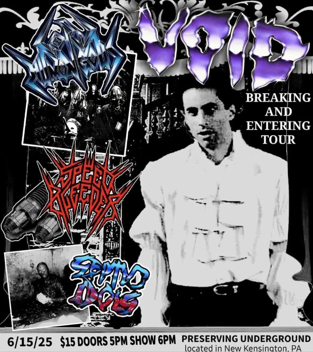 VOID, Septic Idols, Lord Humongous, Speed Bleeder @ Preserving Underground