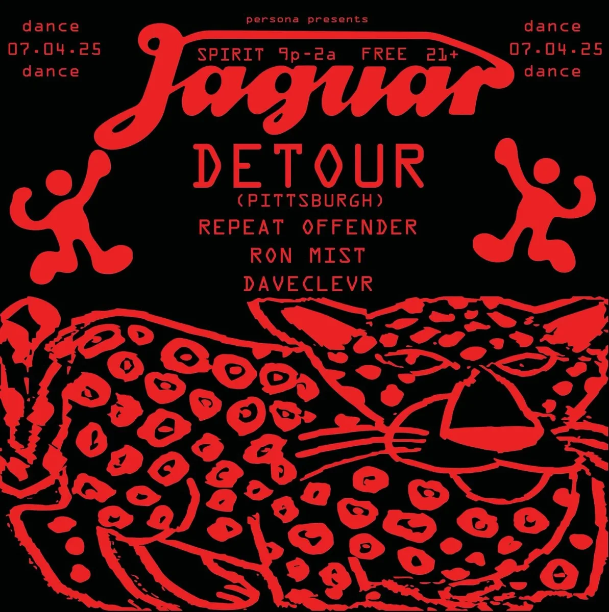 JAGUAR w/ Detour @ Spirit