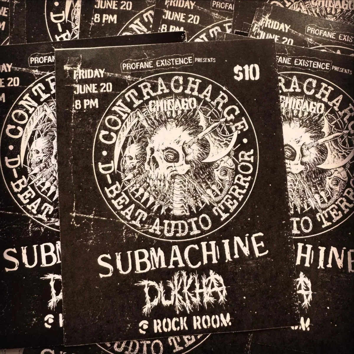 Contracharge, Deadsky, Dukkha @ Rock Room