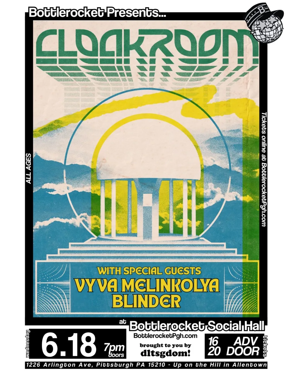 Cloakroom, Vyva Melinkolya, Blinder @ Bottlerocket Social Hall