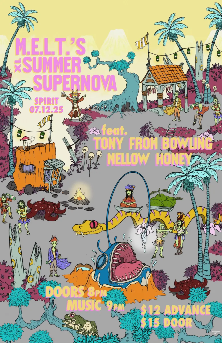 M.E.L.T., Tony From Bowling, Mellow Honey @ Spirit