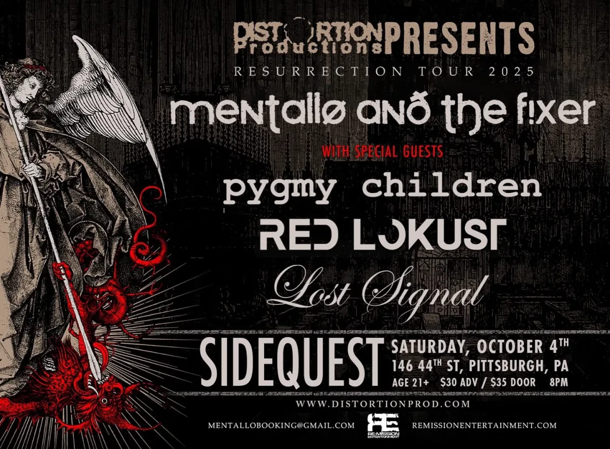 Mentallo and the Fixer w/ Pygmy Children, Red Lokust, Lost Signal @ Side Quest