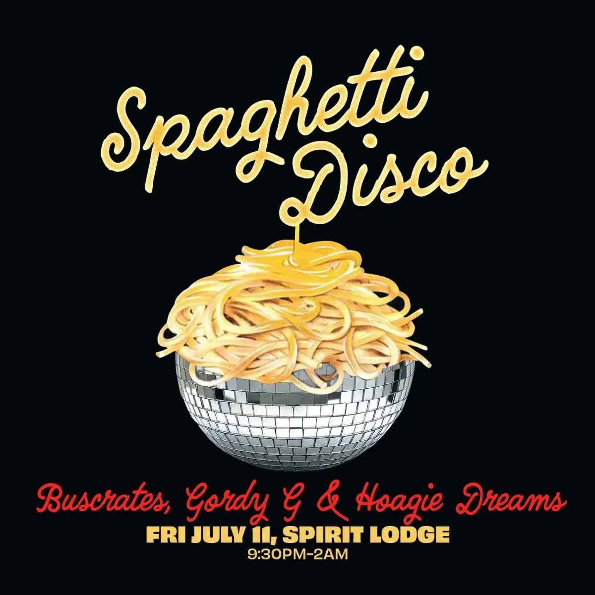 SPAGHETTI DISCO @ Spirit