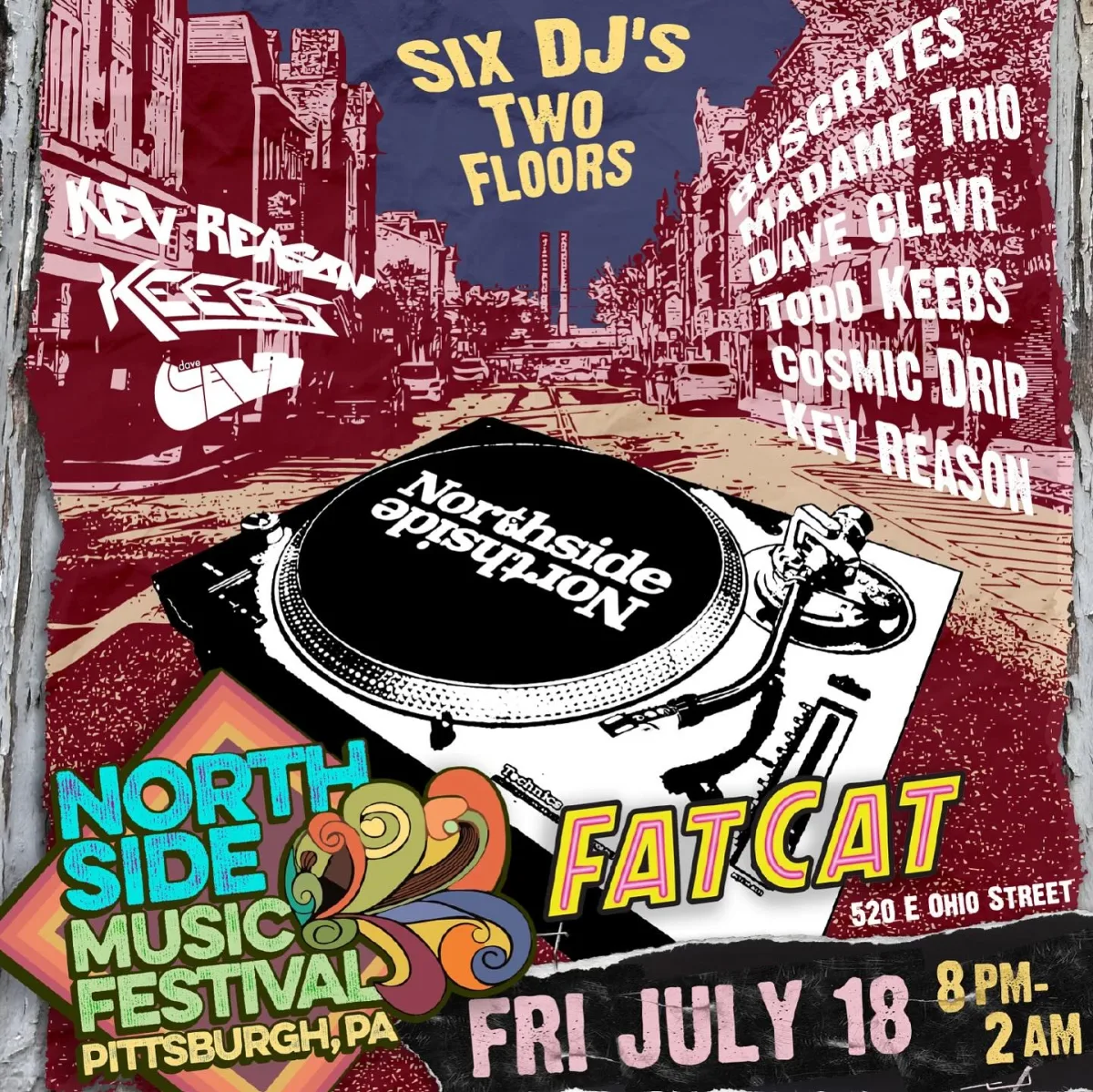 North Side Music Festival: DJ Party @ Fat Cat Eats, Drinks & Music