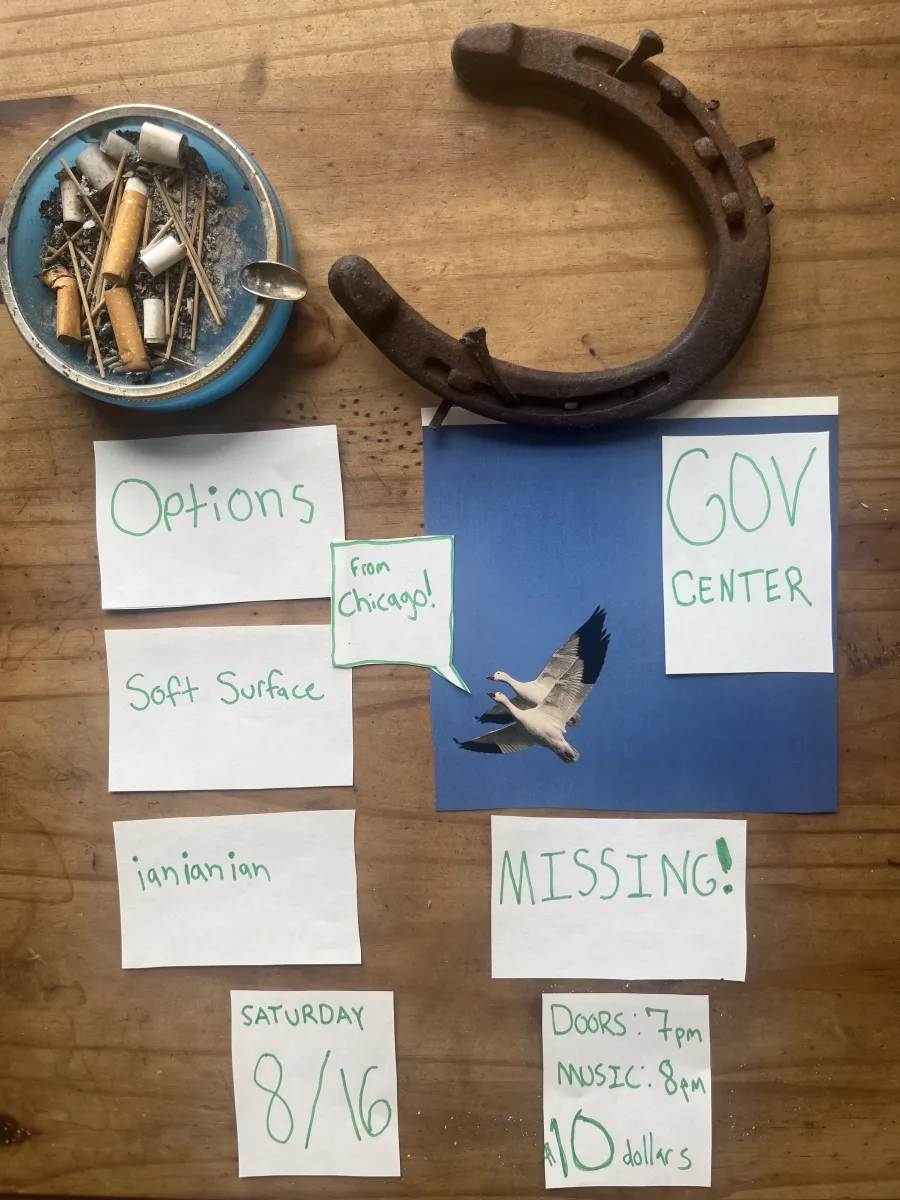 Options with Charcoal Squids, Rat Tits, and Special Guest @ The Government Center