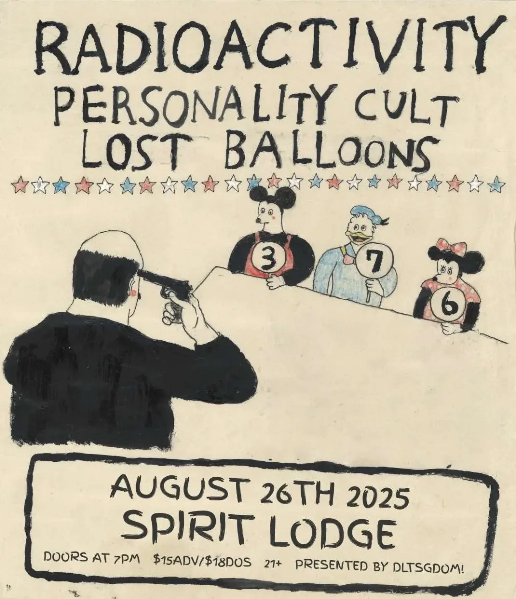 Radioactivity with Personality Cult & Lost Balloons @ Spirit