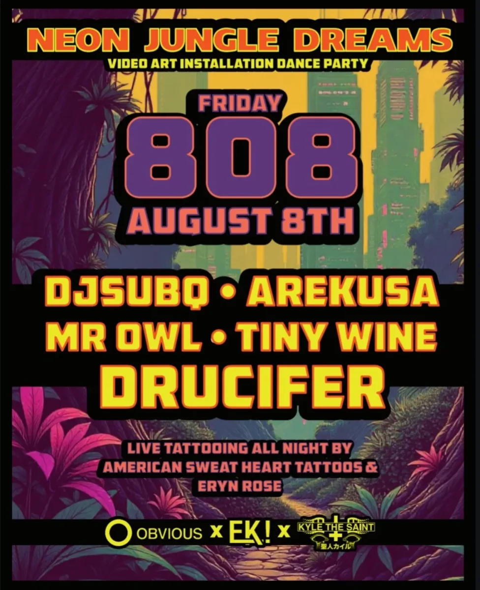 Neon Jungle Dreams: 808 DAY @ Spirit