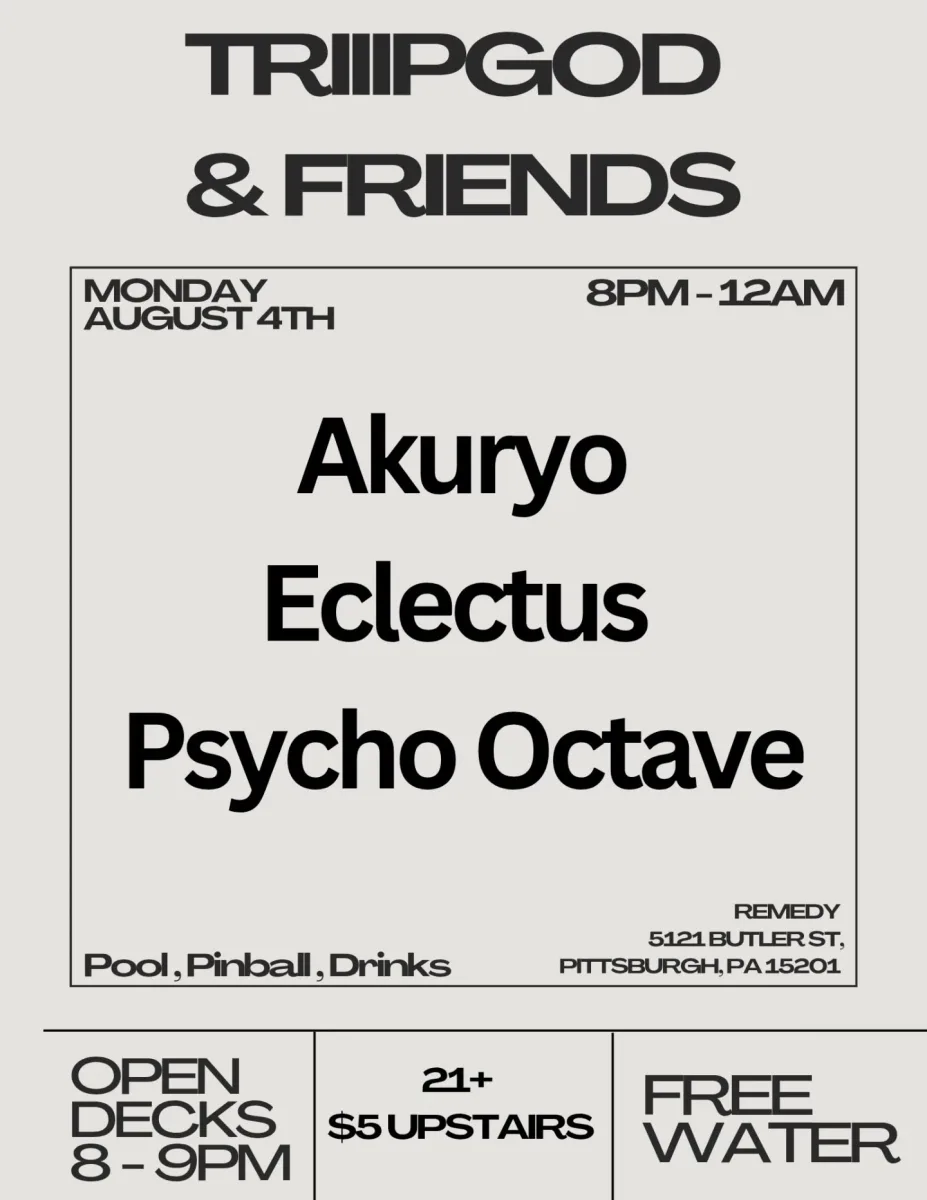 TRIIIPGOD & FRIENS w/ Akuryo, Eclectus, Psycho Octave @ Remedy
