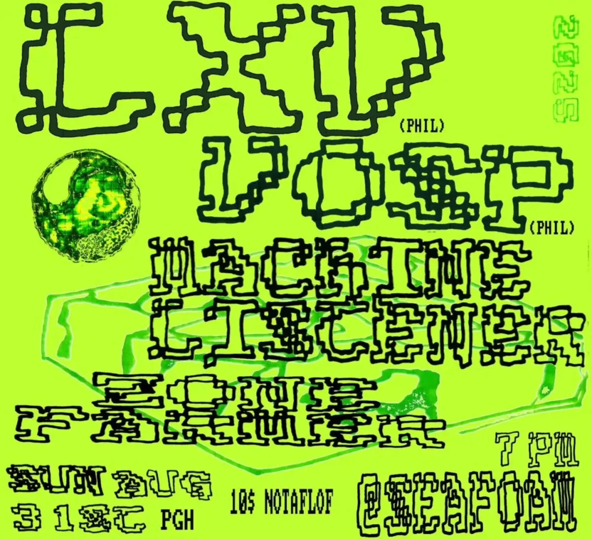LXV (Phil), VOSP (Phil), Machine Listener, Zone Farmer @ Seafoam