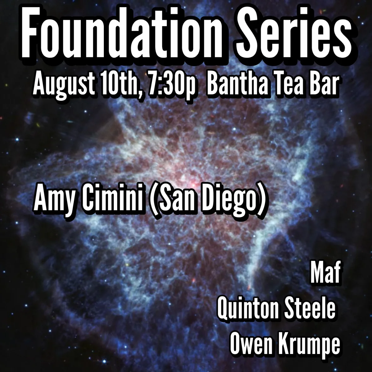 Foundation Series w/ Amy Cimini (San Diego) @ Bantha Tea Bar