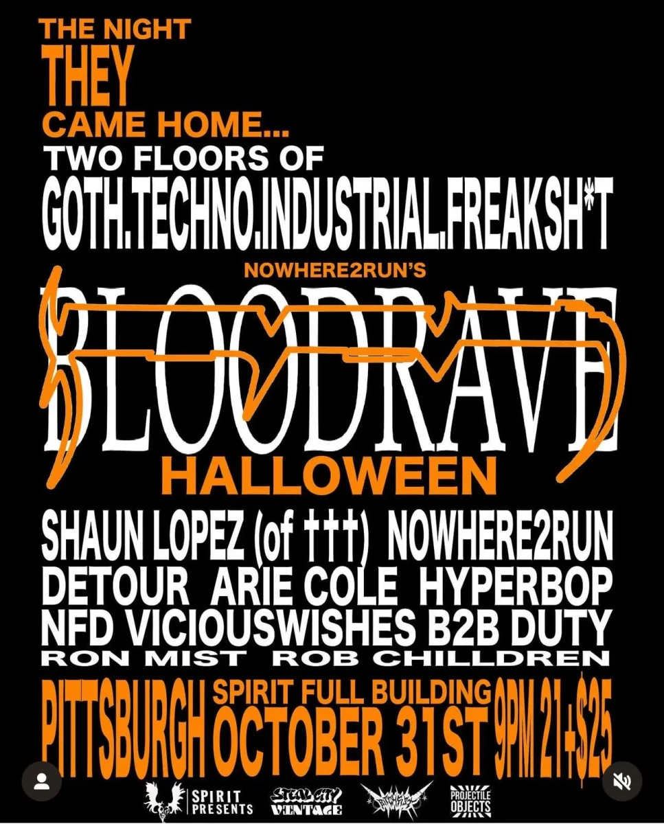 Nowhere2Run's BLOODRAVE: Halloween @ Spirit