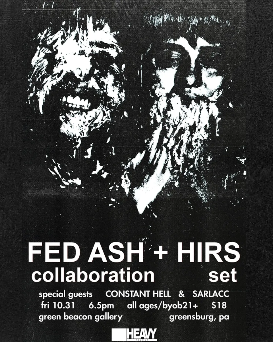 Fed Ash + HIRS collab set w/ Constant Hell & Sarlacc @ Green Beacon Gallery
