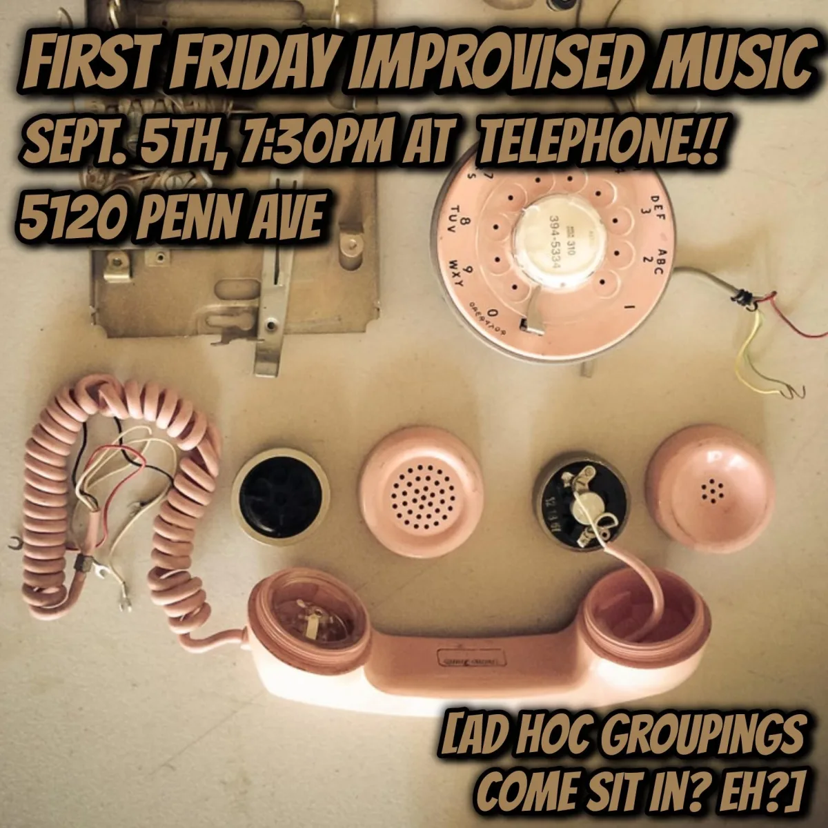 First Friday Improvised Music at Telephone @ Telephone