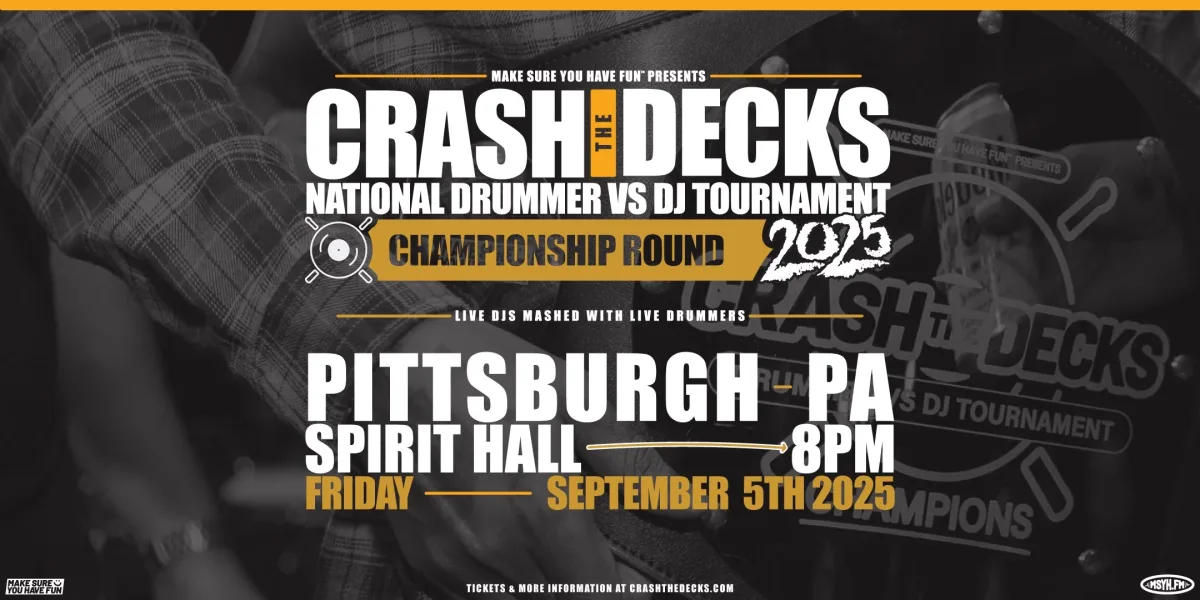 Crash the Decks: National Drummer vs DJ Tournament Championship 2025 @ Spirit