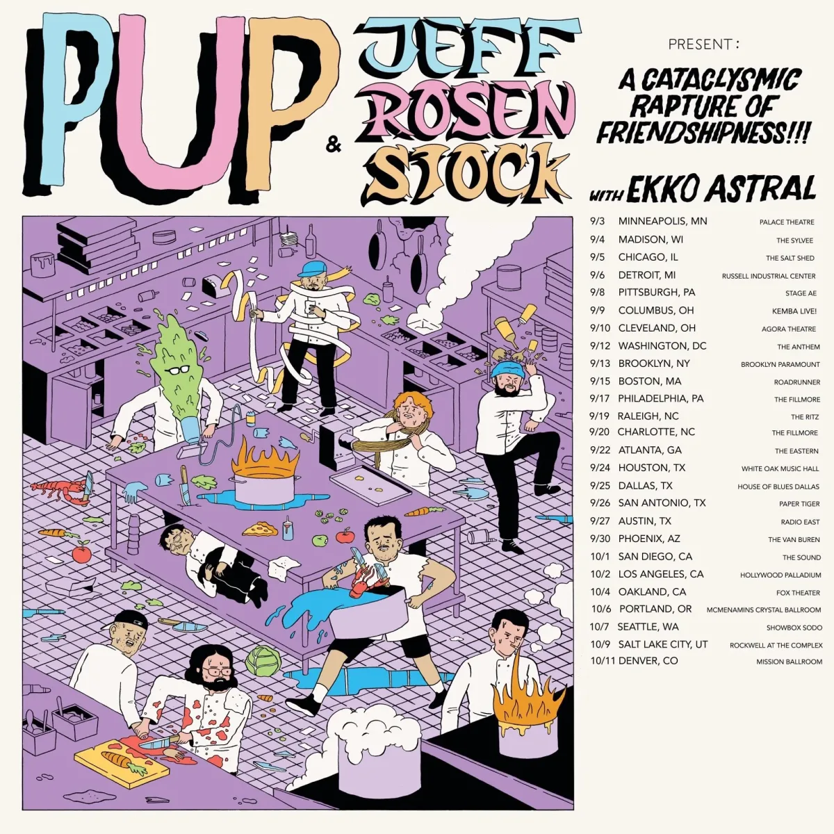 Jeff Rosenstock & PUP Headliners @ Stage AE @ Stage AE