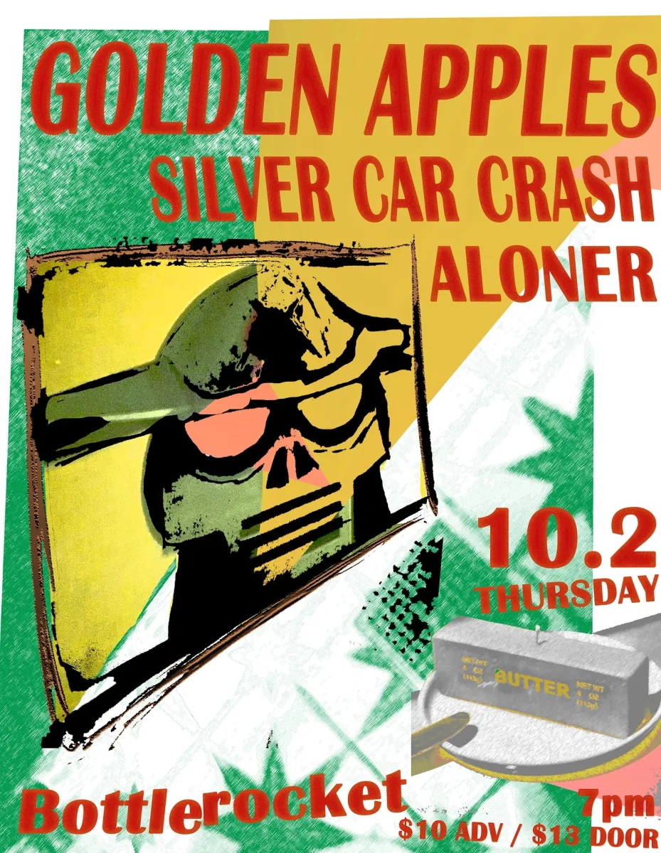 Golden Apples, Silver Car Crash, Aloner at Bottlerocket @ Bottlerocket Social Hall