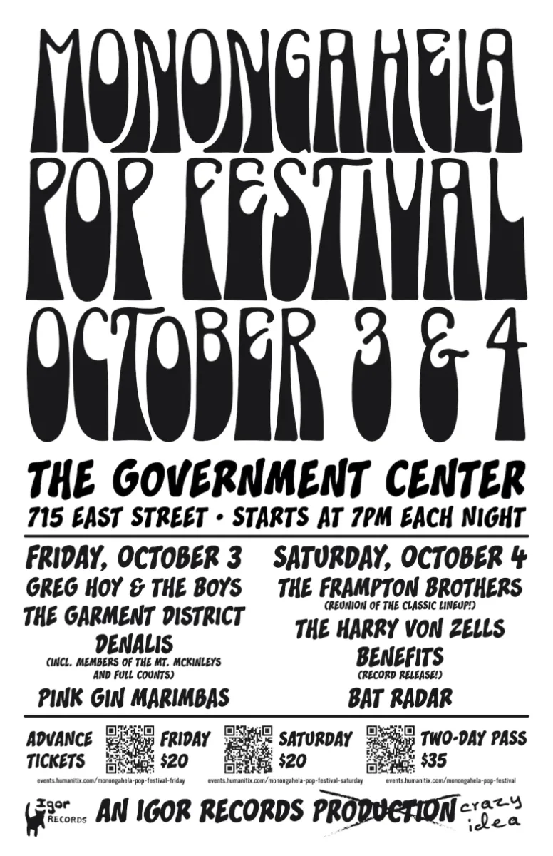 Monongahela Pop Festival: Day 1 @ The Government Center