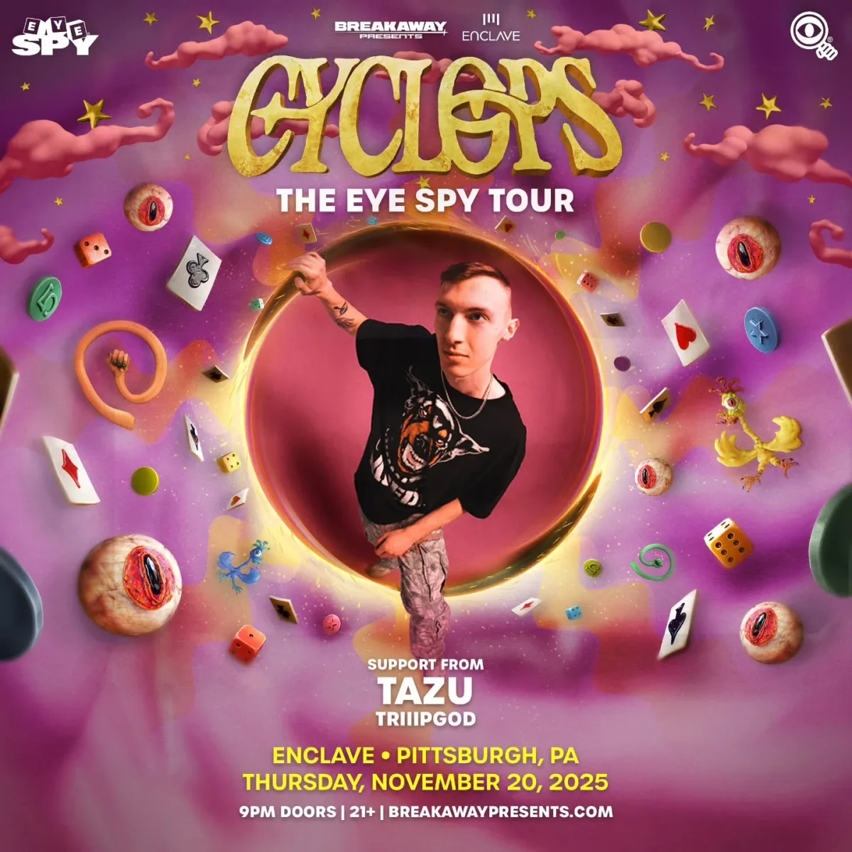 Cyclops: The Eye Spy Tour @ Enclave