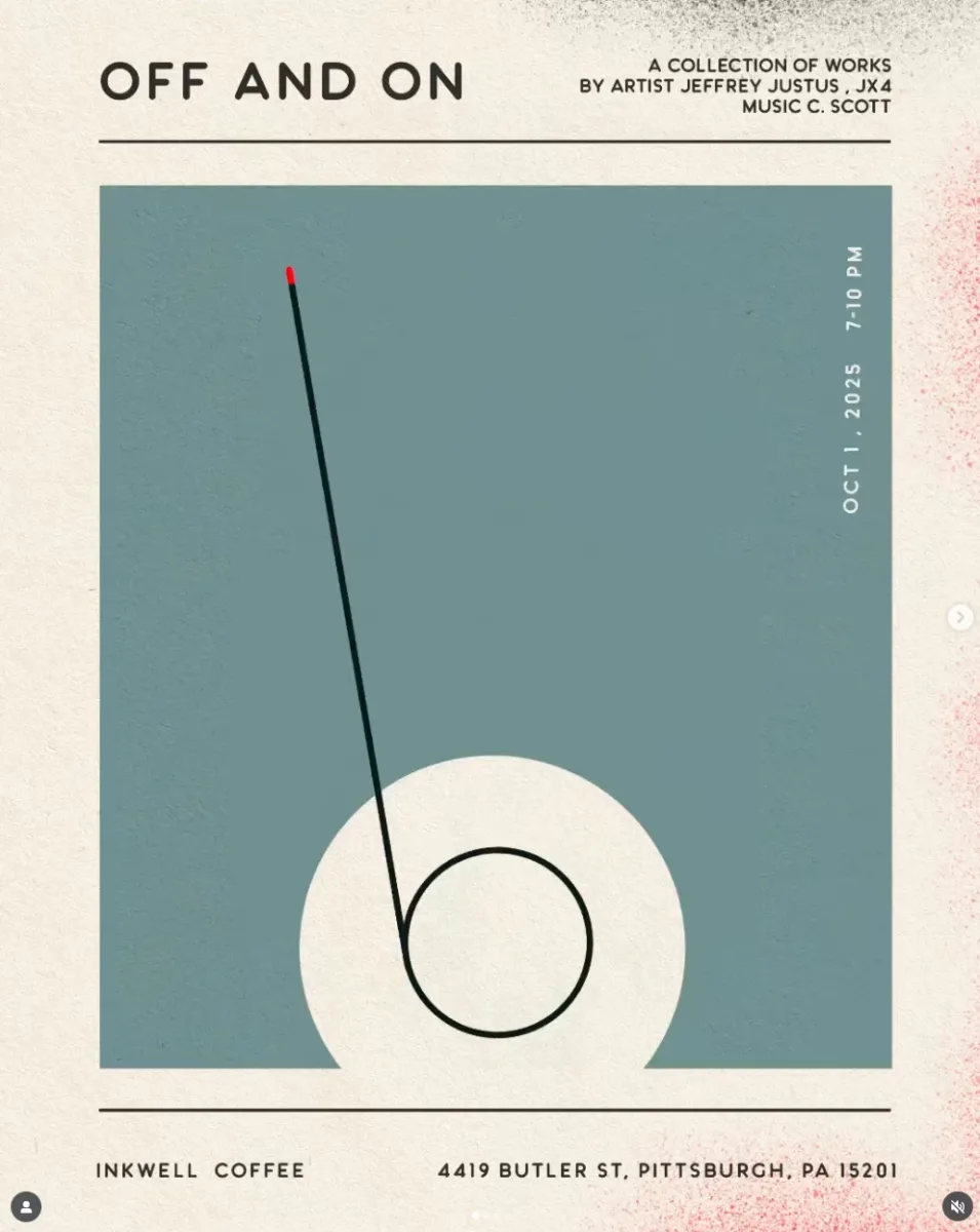 Off and On: Works by Jeffrey Justus, JX4 @ Inkwell Coffee