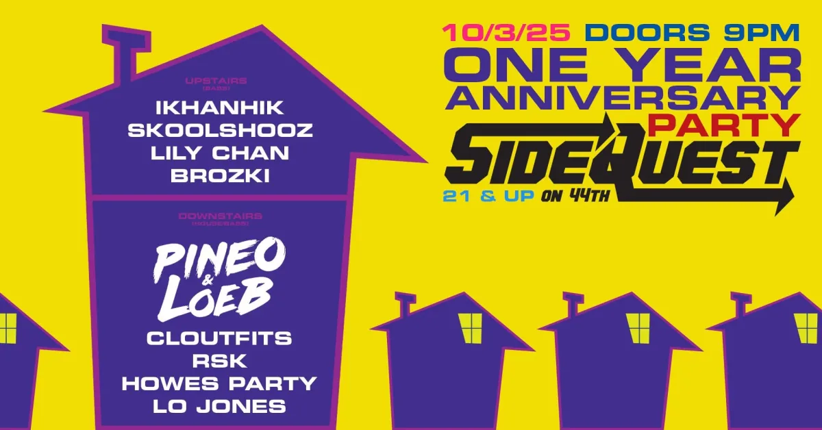 Side Quest One Year Anniversary Party @ Side Quest