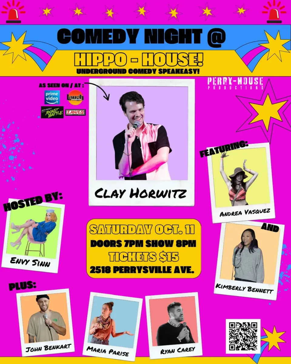 UNDERGROUND COMEDY AT HIPPO-HOUSE @ Hippo House