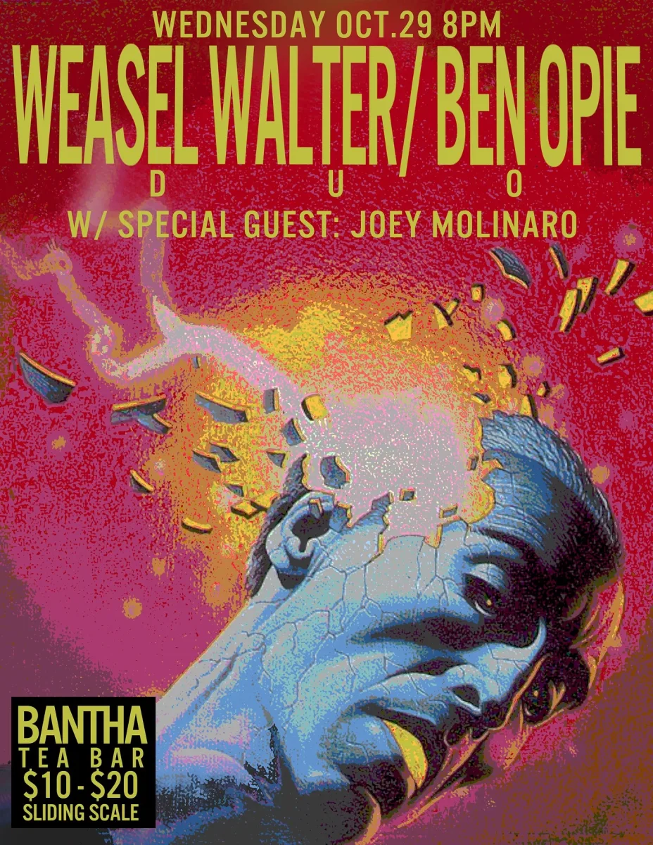 Weasel Walter / Ben Opie Duo with Joey Molinaro @ Bantha Tea Bar