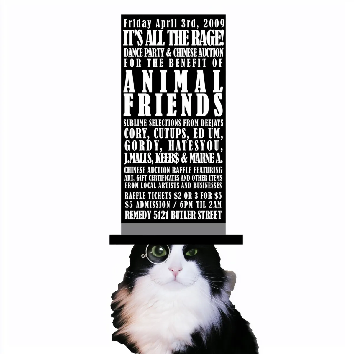 It’s All the Rage Animal Friends Benefit  @ Brillobox