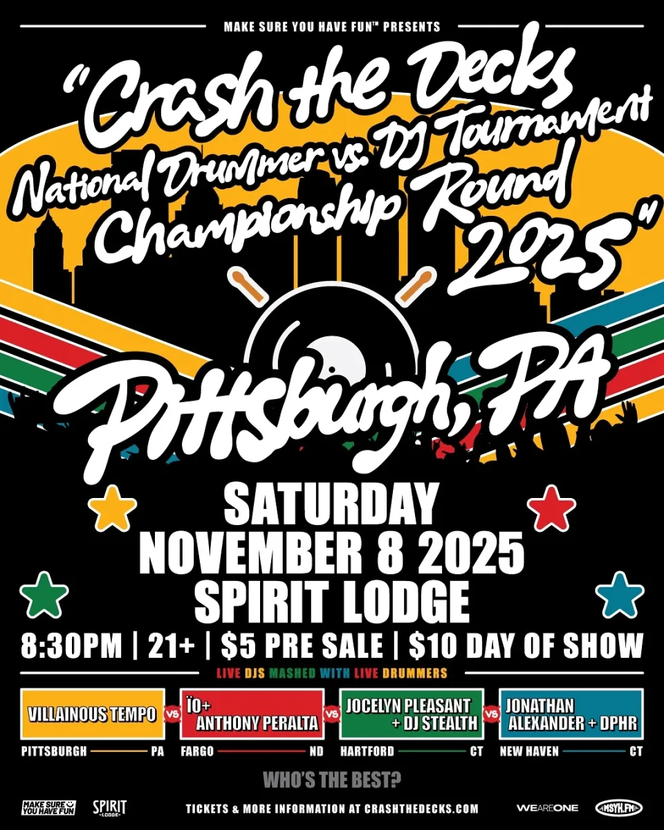 Crash the Decks: National Drummer vs. DJ Tournament Championship Round 2025 @ Spirit