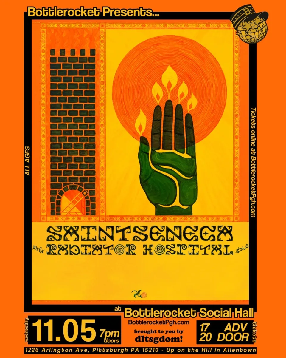 Saintseneca w/ Radiator Hospital @ Bottlerocket Social Hall