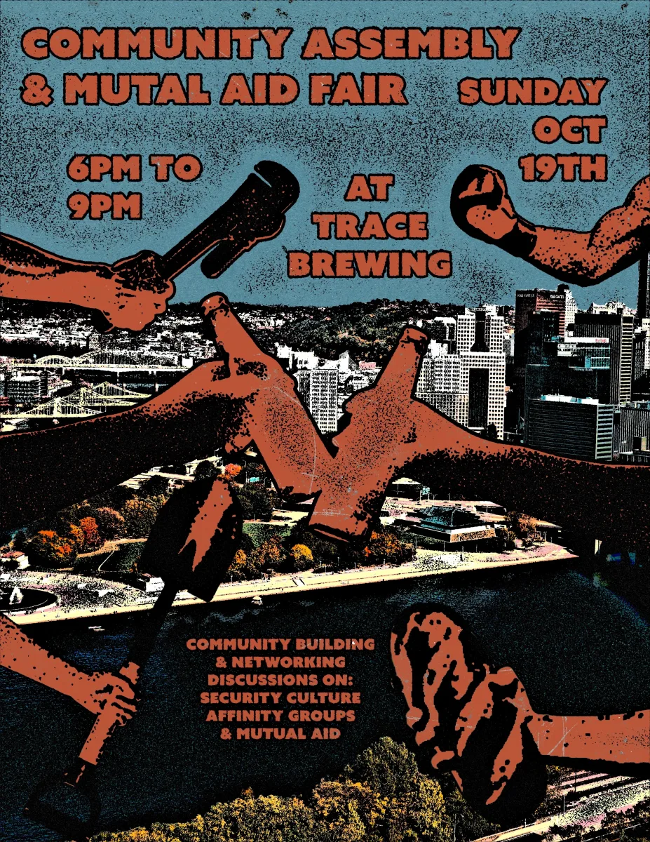 Iron City United Front Community Assembly & Mutual Aid Fair @ Trace Brewing