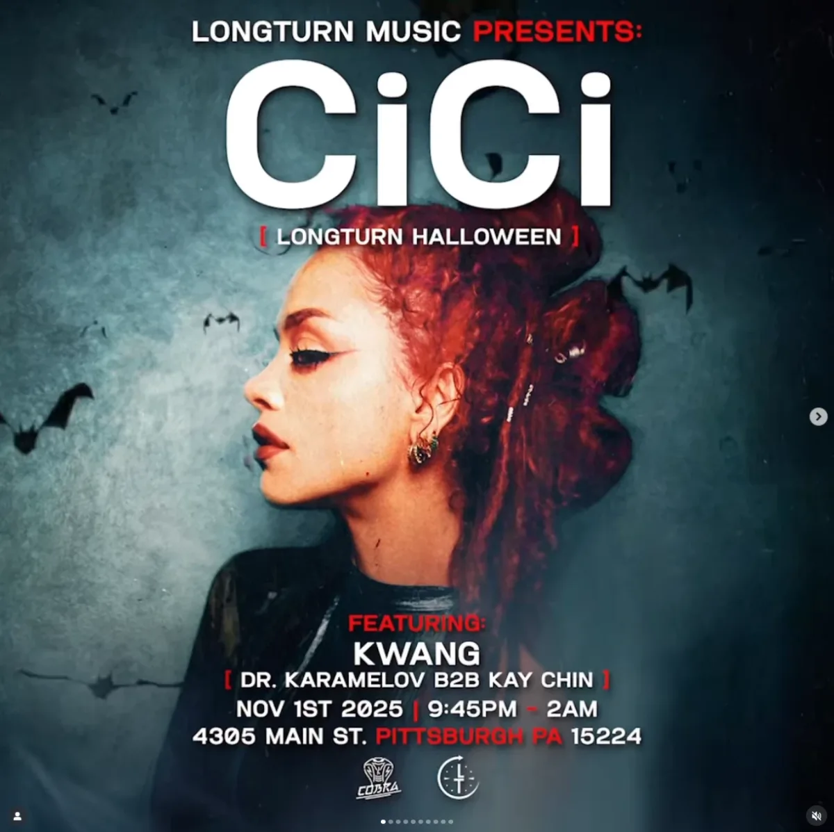 Longturn Halloween: CiCi @ Cobra
