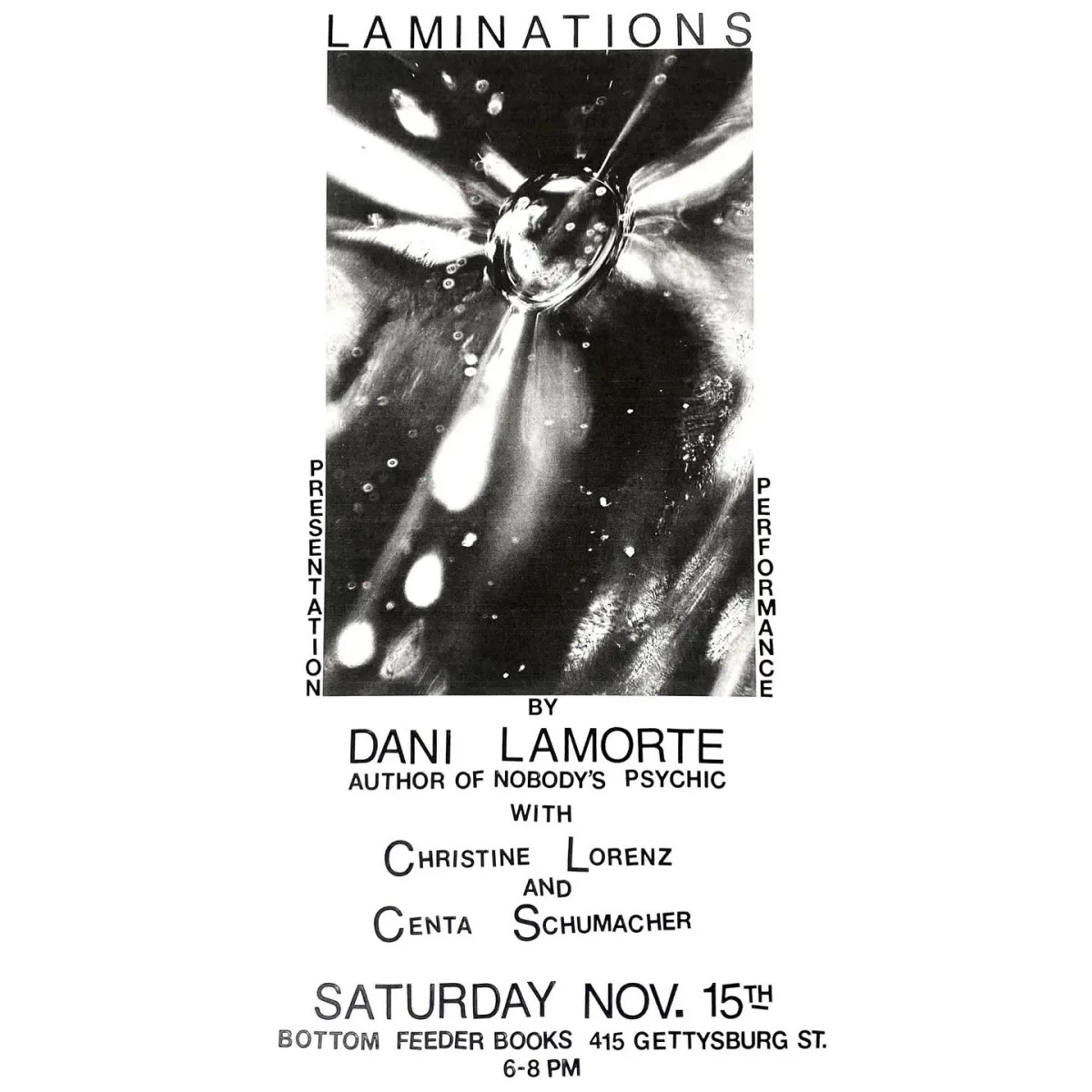 Laminations @ Bottom Feeder Books