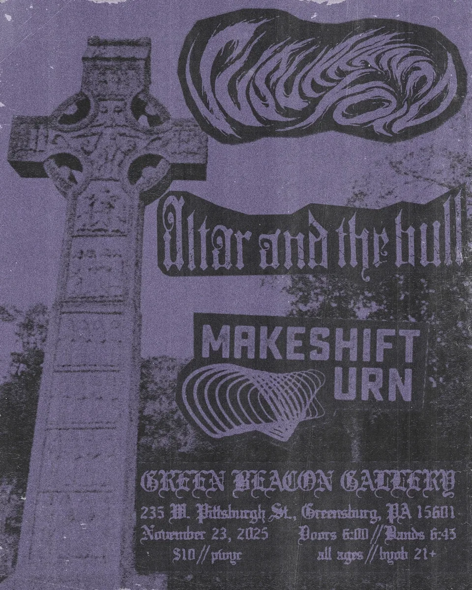 Susurrant Void, Altar and the Bull, Makeshift Urn at Green Beacon @ Green Beacon Gallery